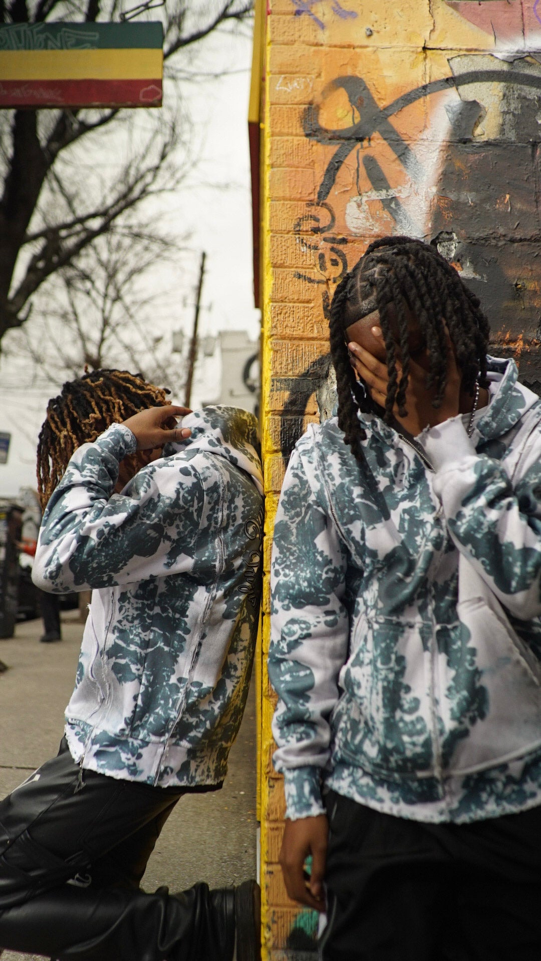 TOXIC BRED HOODIE + SKULL CAP SET